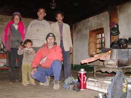 Com a familia tibetana