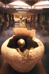 Uma múmia no Museu de San Pedro