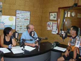 Entrevista ne Rádio Ibitinga com Rock de Rosa